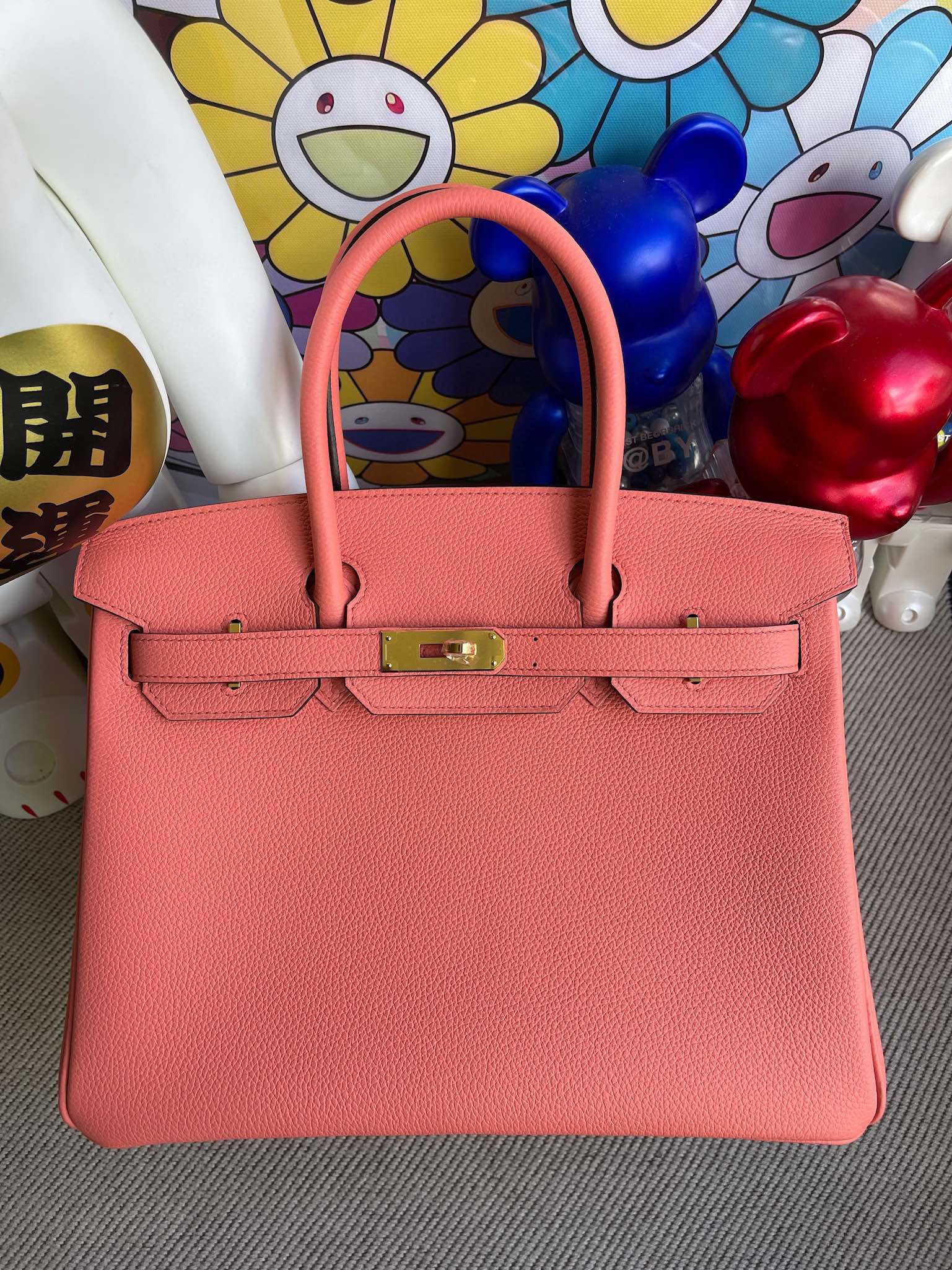 Hermes Birkin 30CM Togo Leather Gold Hardware L5 Crevette