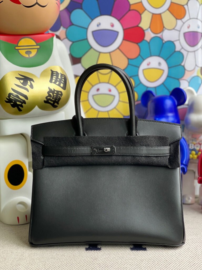 Hermes Birkin 30CM Boxcalf CK89 Noir / So Black
