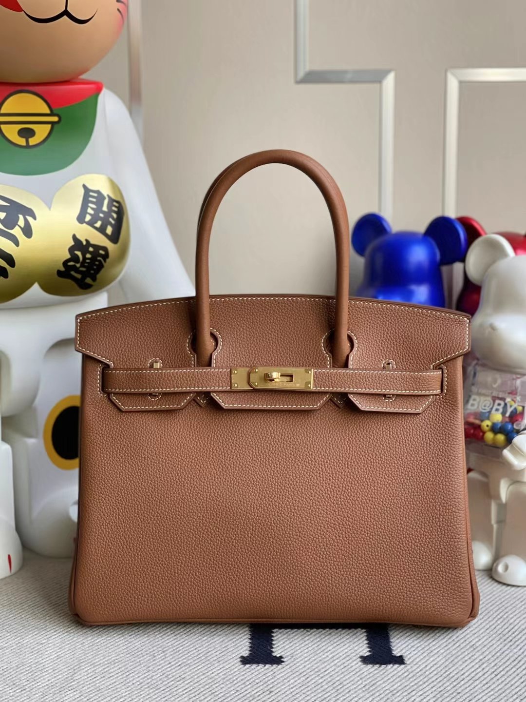 Hermès Birkin Togo Ck37 gold 30cm stock