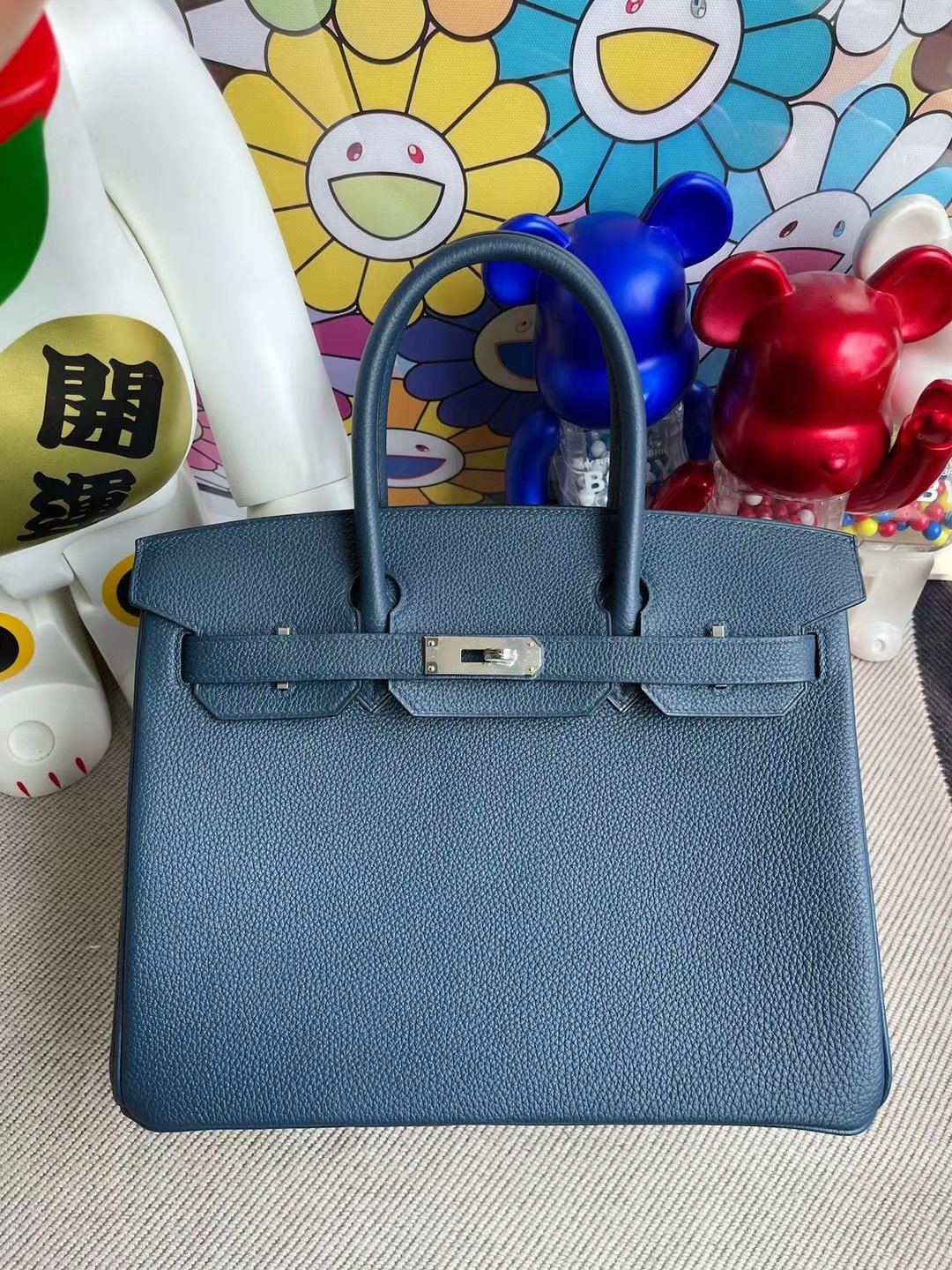 Hermès Birkin Togo S4 Dark blue 30cm