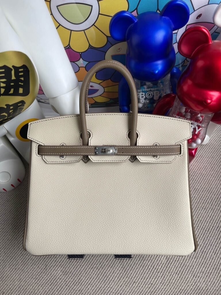 Hermès Birkin togo Craie & etoupe 25cm