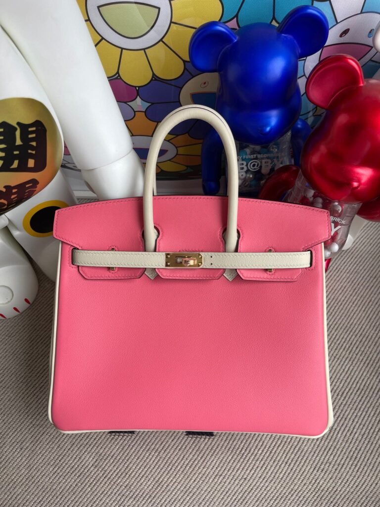 Hermès Birkin Swift Pink & Craie 25cm