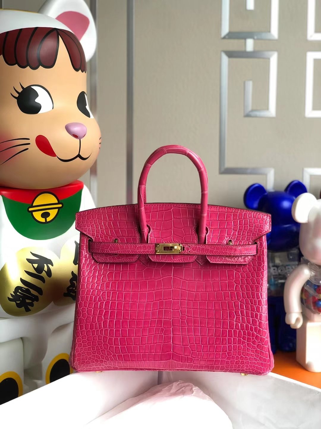 Hermès Birkin ^ Porosus Siny 25cm
