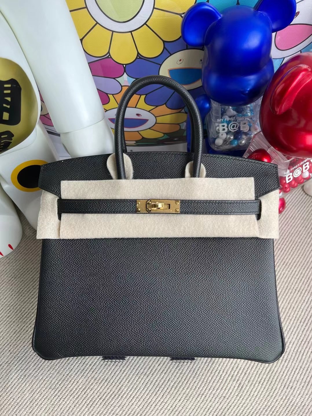 Hermès Birkin Epsom Ck89 Black 25cm