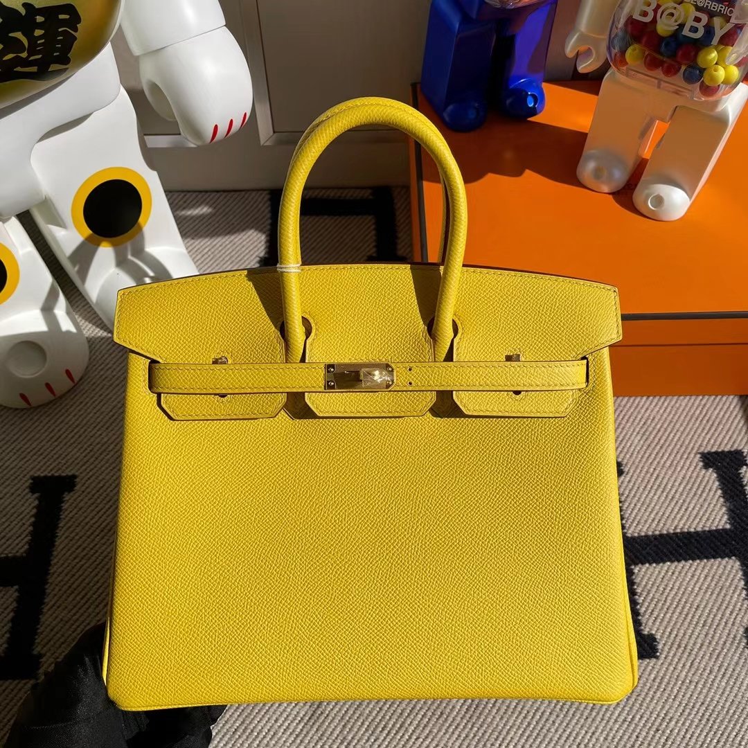 Hermès Birkin Epsom 9O yellow 25cm