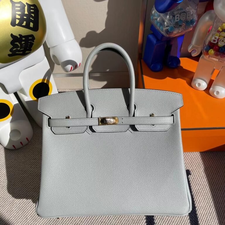 Hermès Birkin Epsom 8U Ice grey 25cm