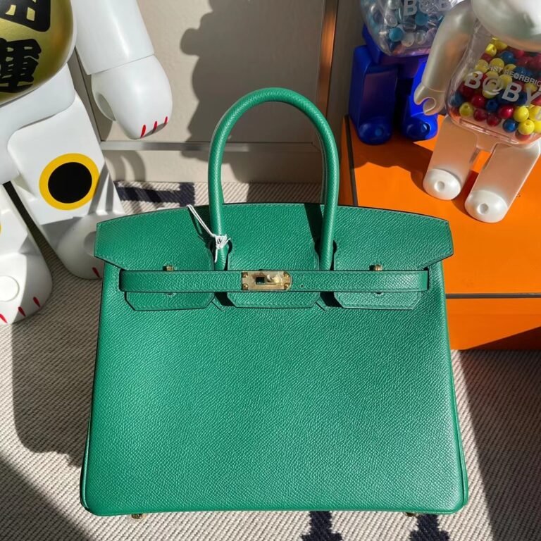 Hermès Birkin Epsom U4 Velvet green 25cm