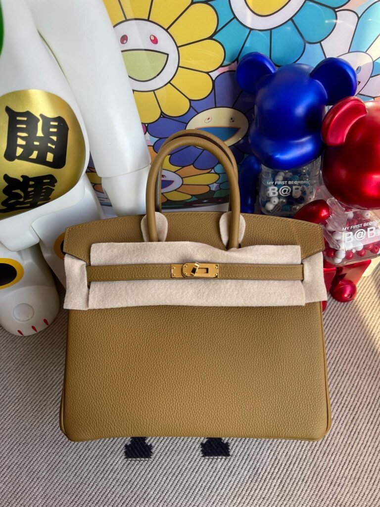 Uncle Bench Hermes Birkin togo 8U brass gold Gold buckle 25cm
