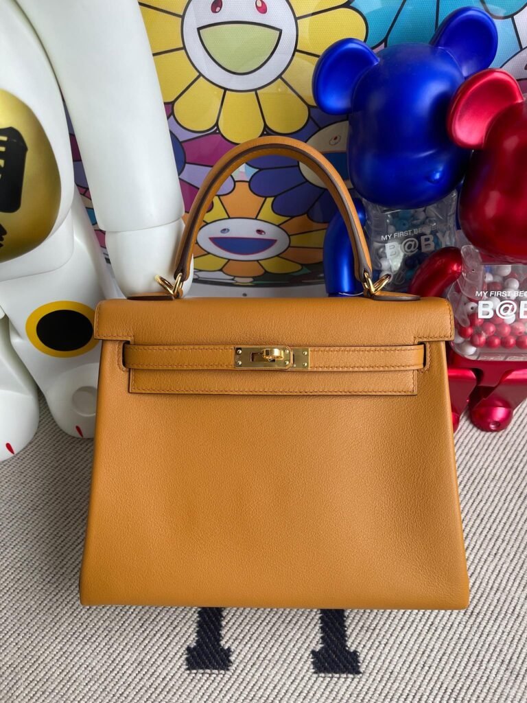 Uncle Bench Hermes Kelly 25cm Swift S2 Sesame Gold Hardware Full Handmade