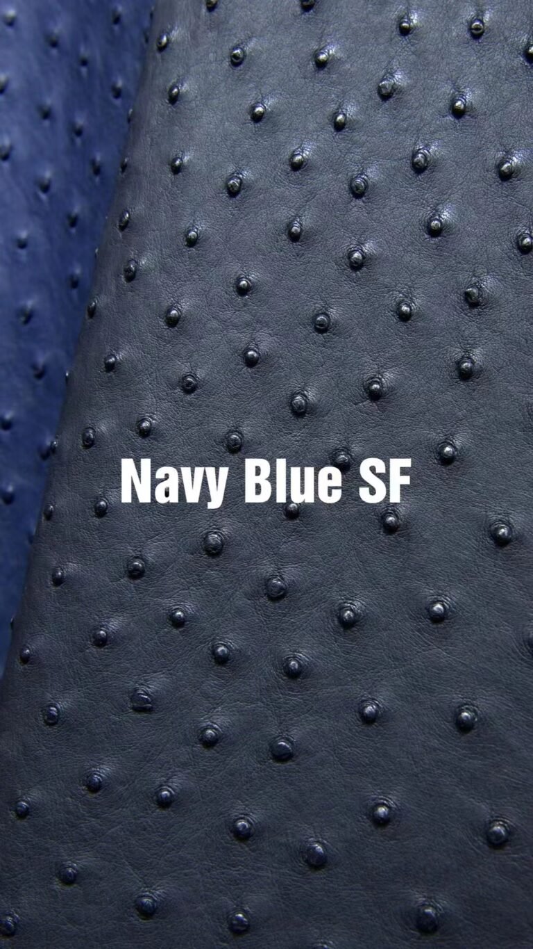 Uncle Bench Hermes Leather Ostrich Navy Blue customized