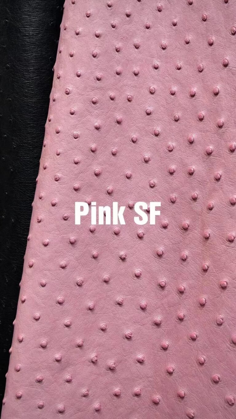 Uncle Bench Hermes Leather Ostrich Pink customized