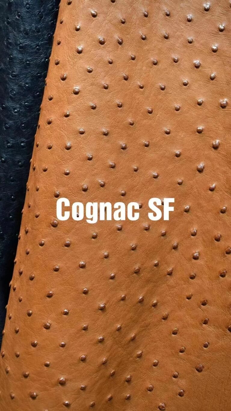 Uncle Bench Hermes Leather Ostrich Cognac customized