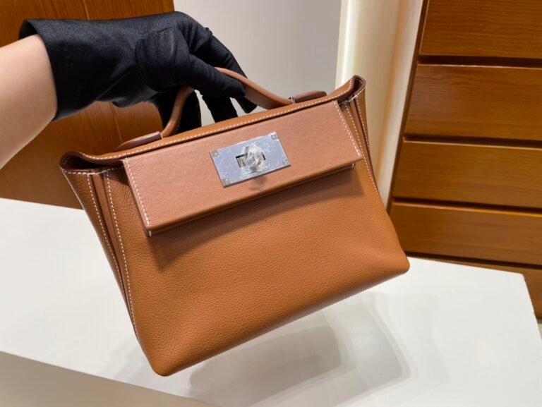 Uncle Bench Hermes Mini 2424 evecolor ck37 Golden Silver Hardware PHW 21m Full Handmade