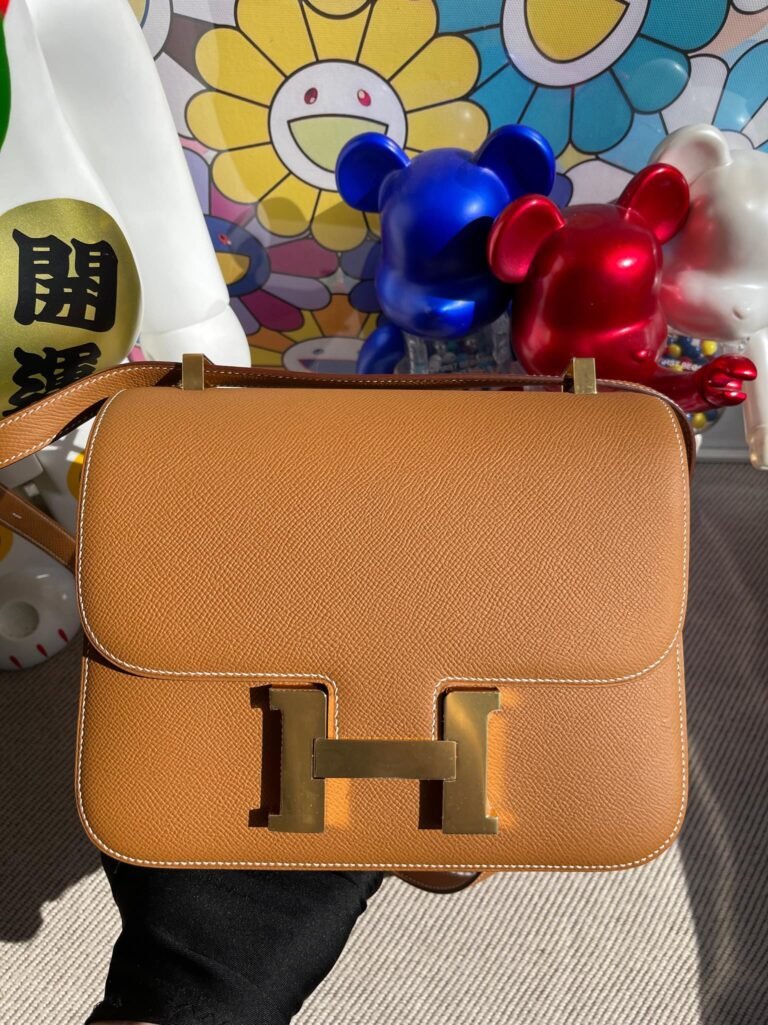 Uncle Bench Hermes Constance ck37 Golden Epsom Gold Hardware GHW 24cm Full Handmade