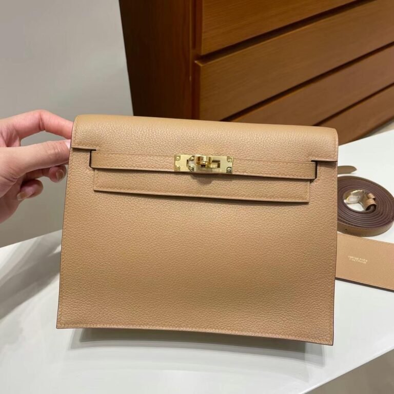Uncle Bench Hermes Kelly danse evercolor 0M Tea color Gold Hardware 22cm Full Handmade