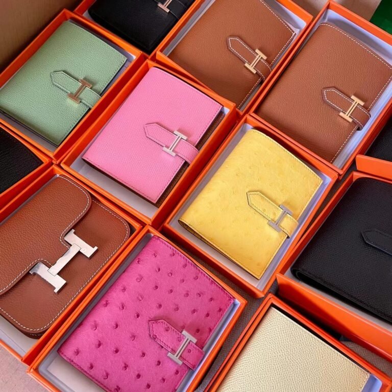 Uncle Bench Hermes Bearn Wallet gold silver Hardware Full Handmade