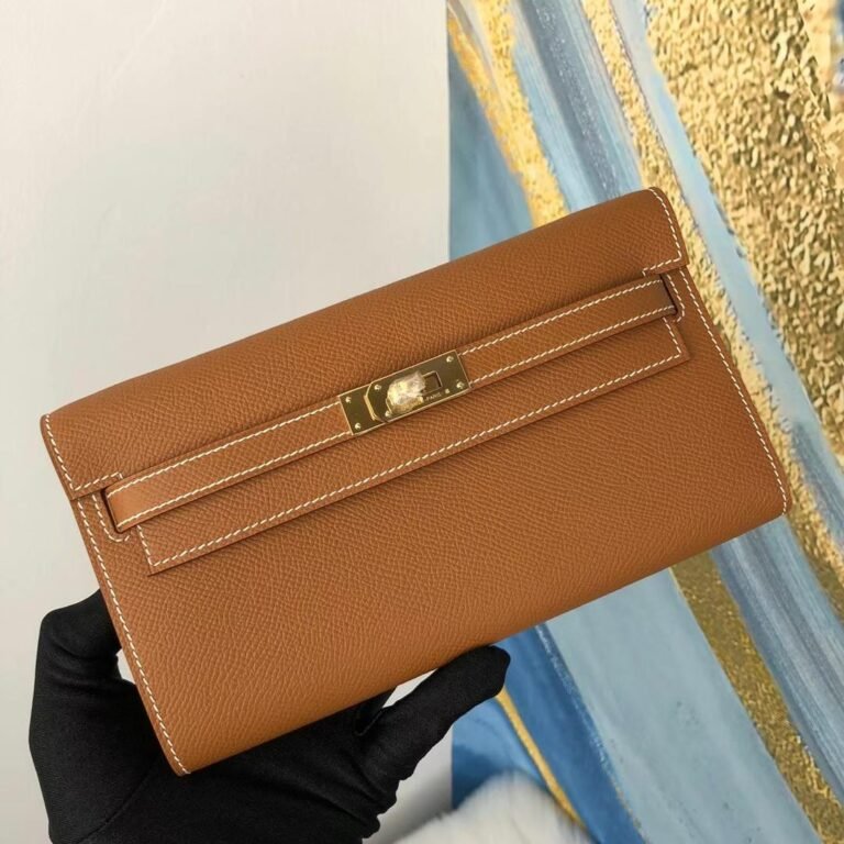 Uncle Bench Hermes Kelly woc epsom ck37 Gold brown gold Hardware Full Handmade