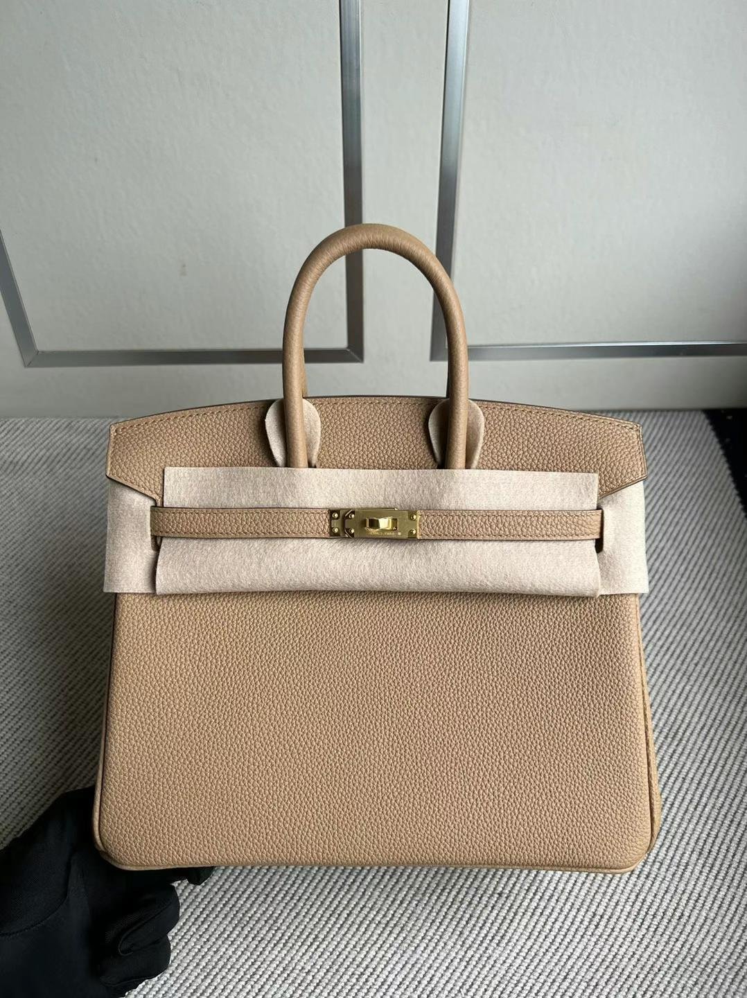 Uncle Bench Hermes Birkin Togo 0M Tea color Gold Hardware 25cm Full Handmade
