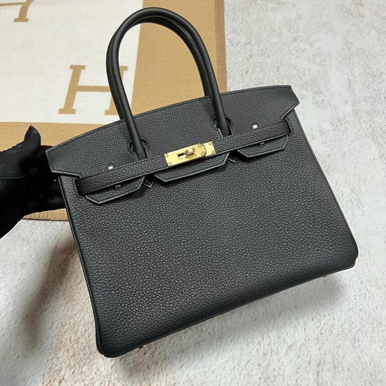 Uncle Bench Hermes Birkin Togo Ck89 Black Ghw Gold Hardware 30cm Full Handmade